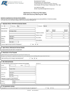 UK Planning Permission Application