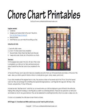 Chore and Reward System Template