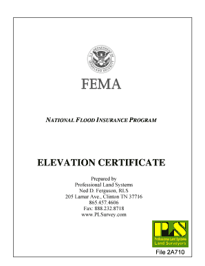 FEMA Elevation Certificate
