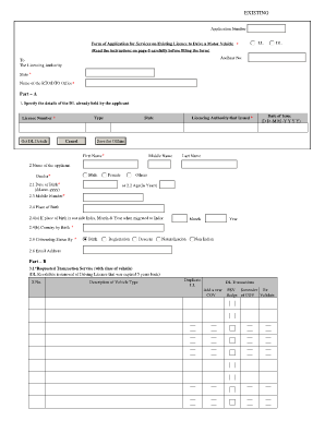 how to change gender in driving license online