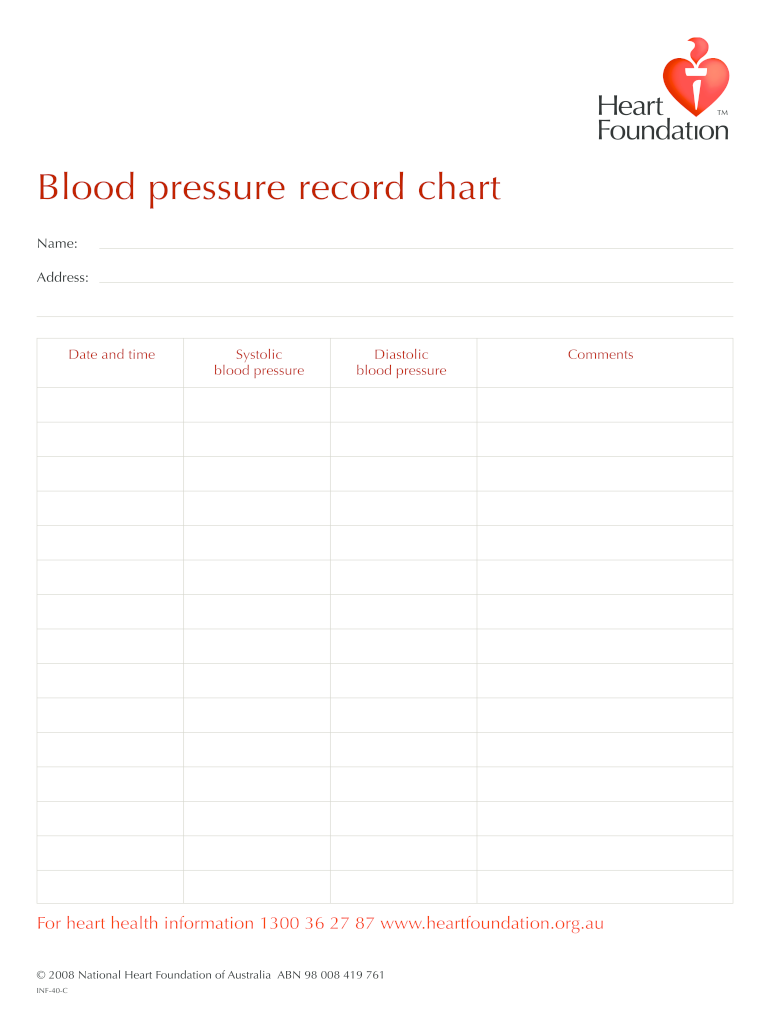 Blood Pressure Log Printable Fill Online Printable Fillable Blank Pdffiller