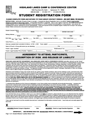 Student Registration Form