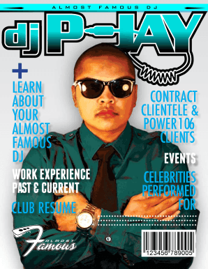 Dj contract template pdf - WORK EXPERIENCE PAST & CURRENT CLUB ... - DJ P-Jay