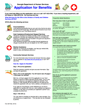 Georgia Application for Benefits