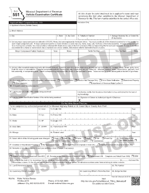 how to fill the vehicle examination certificate form