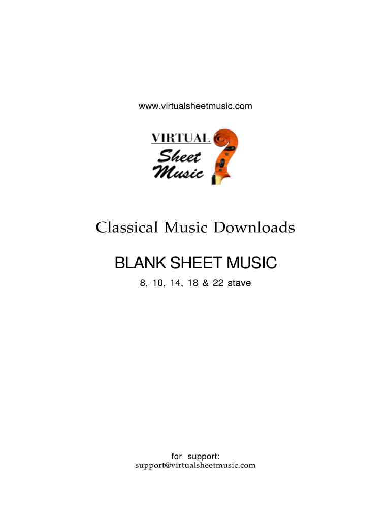 blank sheet music to type on