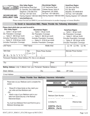 SecureCare HMO Enrollment Form