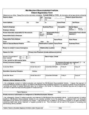 Patient Registration Form