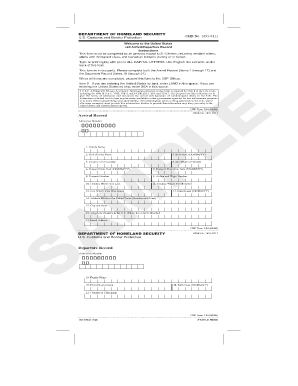 94 Form - US Customs and Border Protection - cbp