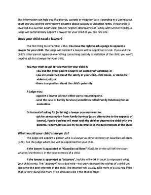 Motion for Appointment of Counsel for Minor Children