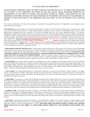 Vacation Rental Agreement