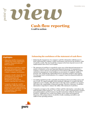 Download: Point of view: Cash flow reporting - PwC