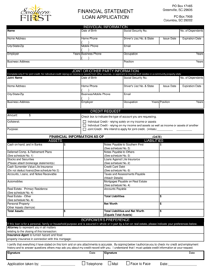 Loan Application Form
