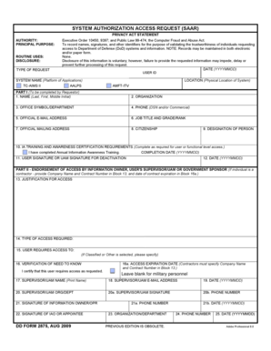 dd form 2875 army fillable