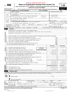 Form 990 Return of Organization Exempt From Income Tax