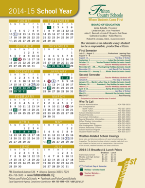 Fulton County Calendar 2022 Fulton County Schools 2005 06 Calendar - Fill Online, Printable, Fillable,  Blank | Pdffiller