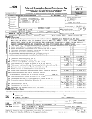 Form 990 2011