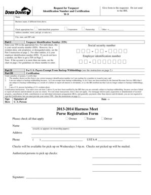 IRS Form W-9