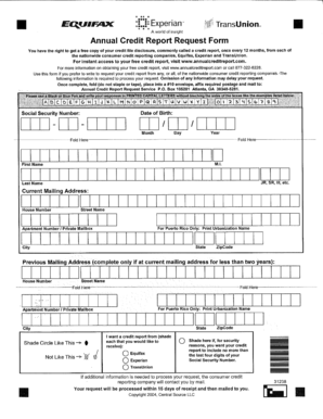 Printable credit report - Q Q Q