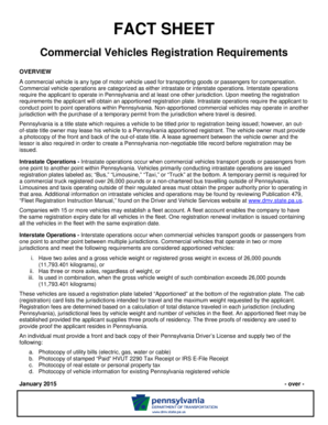 Commercial vehicle lease - Commercial Vehicle Registration - PennDOT Driver and Vehicle ... - dmv state pa