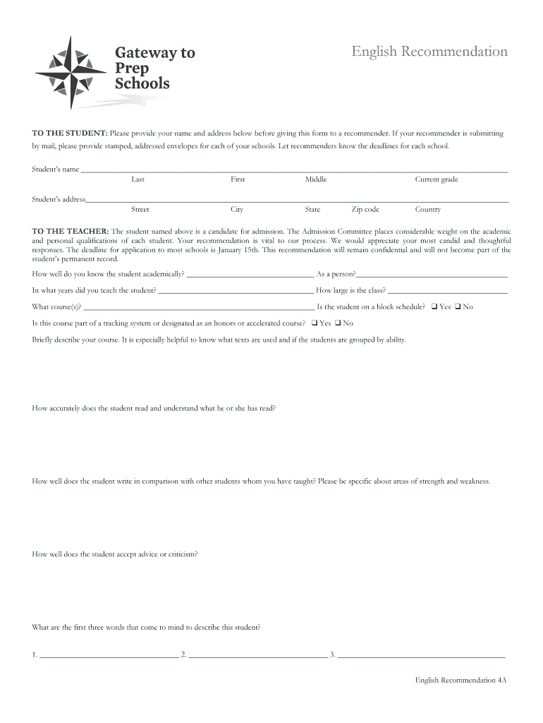 english recommendation Preview on Page 1