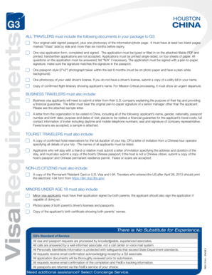China Visa Application Form