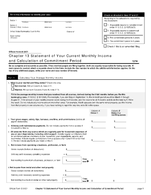 23 Printable chapter 13 bankruptcy forms Templates - Fillable Samples in  PDF, Word to Download | pdfFiller