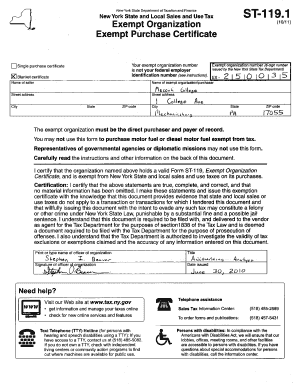 st 119 1 messiah college fill online printable fillable blank st 119 1 form