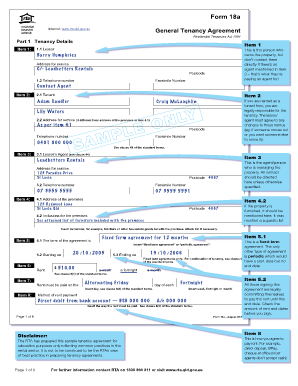 Queensland Residential Tenancy Agreement
