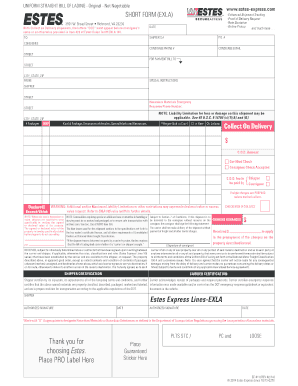 blank bol form