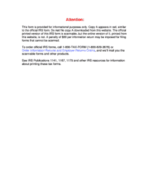 IRS Form 1099-A
