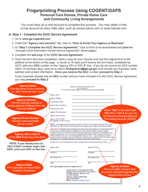 Georgia Crime Information Center Service Agreement