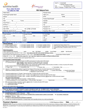 RSV Referral Form