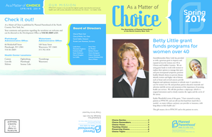 Fillable Online plannedparenthood Choice - Planned Parenthood ...