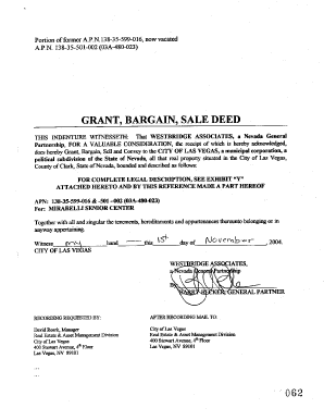 GRANT, BARGAIN, SALE DEED - lasvegasnevada