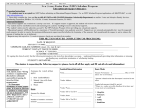 New Jersey Foster Care Educational Support Request