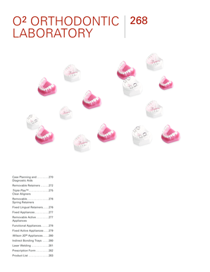 O2 Orthodontic Laboratory Prescription Form