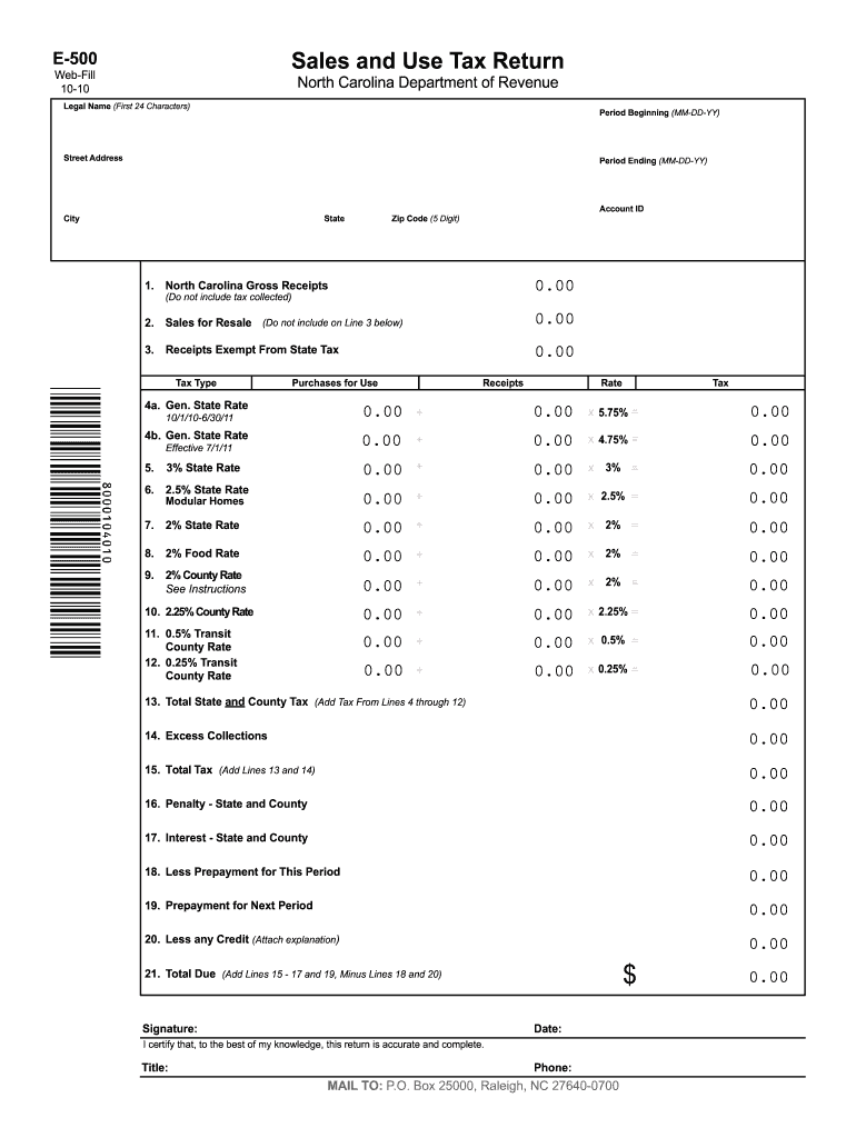 e 500 2010 form Preview on Page 1.