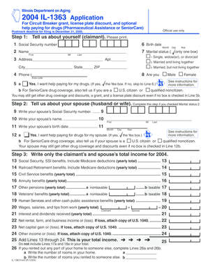 Illinois Circuit Breaker Grant Application