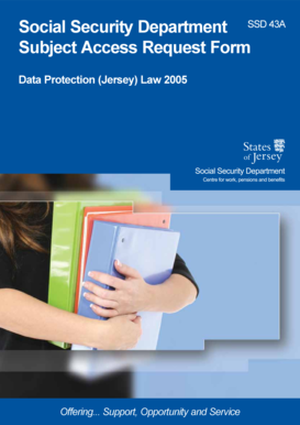 Jersey Subject Access Request Form
