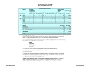 Wage Payment Notice Sample Form