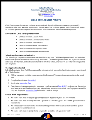 Babies development chart - Child Development Permits - ctc ca