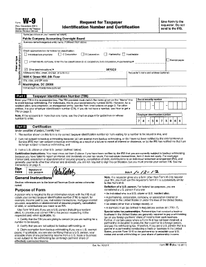IRS Form W-9