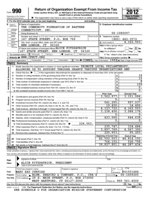 Form 990 Return of Organization Exempt From Income Tax