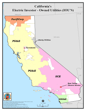 california utility map