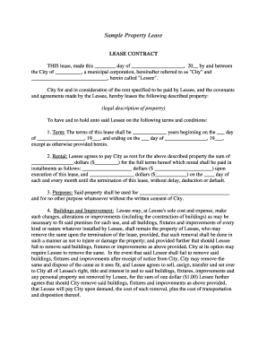 Alaska Municipal Property Lease Agreement