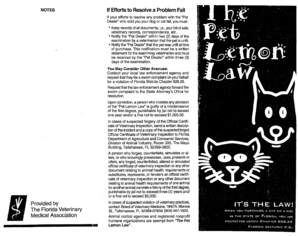 Pet Lemon Law
