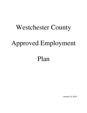 Westchester County Employment Plan