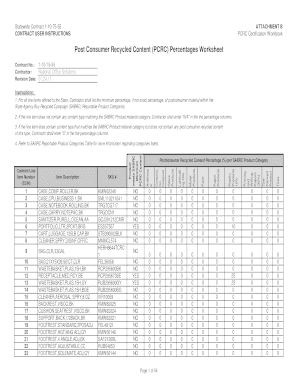 Statewide Contract PCRC Certification Workbook