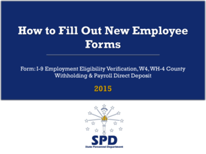 New Employee I-9 Form